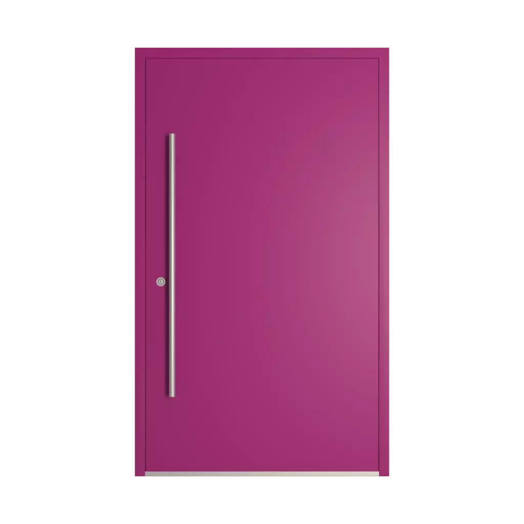 RAL 4006 Traffic purple entry-doors models dindecor gl08  