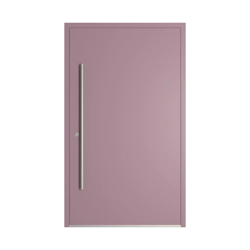 RAL 4009 Pastel violet entry-doors models dindecor model-6123  