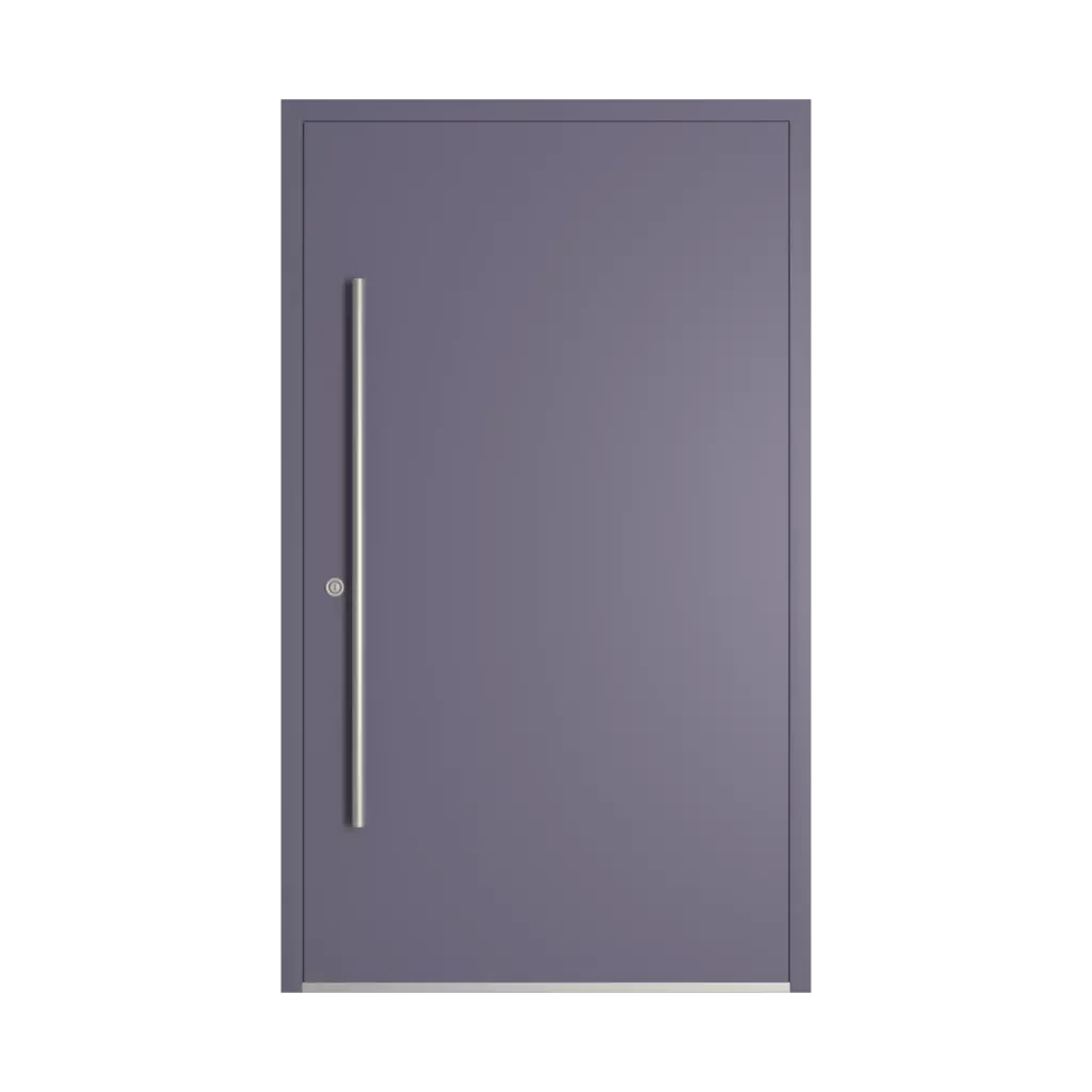 RAL 4012 Pearl blackberry entry-doors models dindecor model-6123  