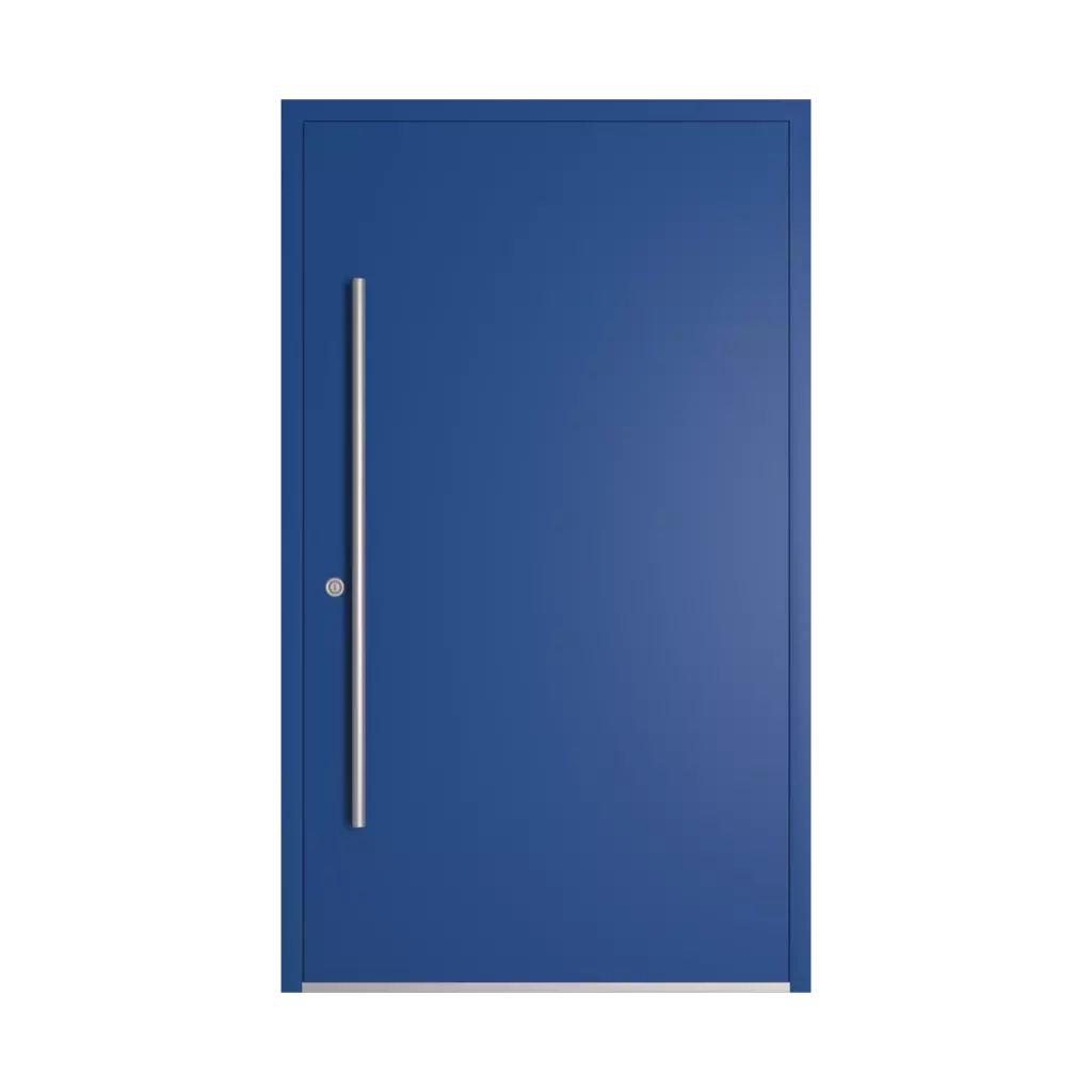 RAL 5005 Signal blue entry-doors models dindecor sk01-beton  