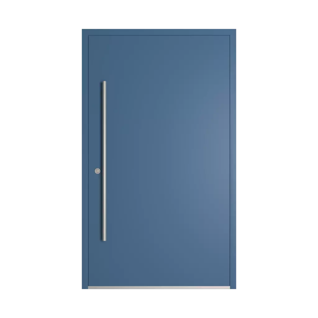 RAL 5007 Brilliant blue products aluminum-entry-doors    