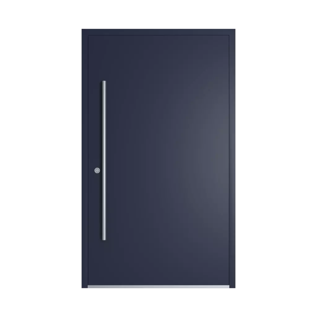 RAL 5011 Steel blue entry-doors models dindecor sl07  