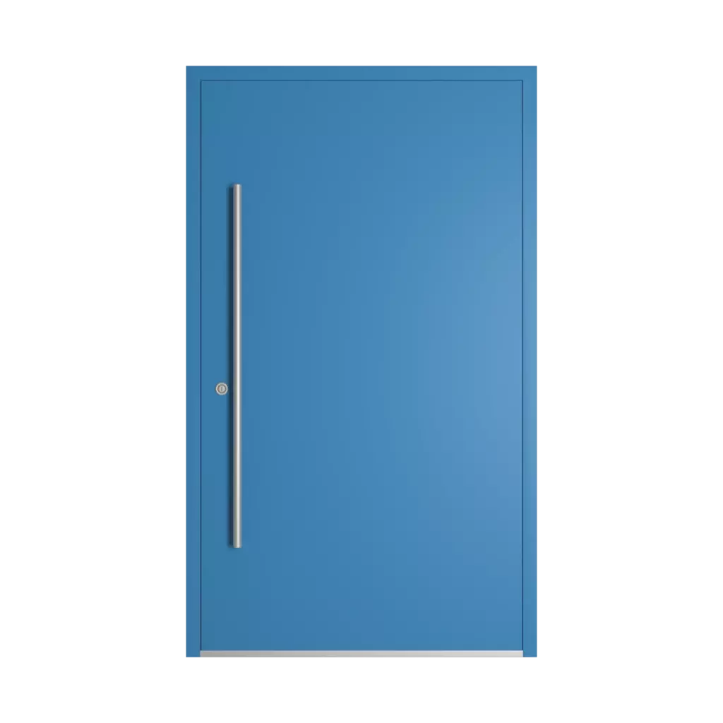 RAL 5012 Light blue entry-doors models dindecor model-5041  