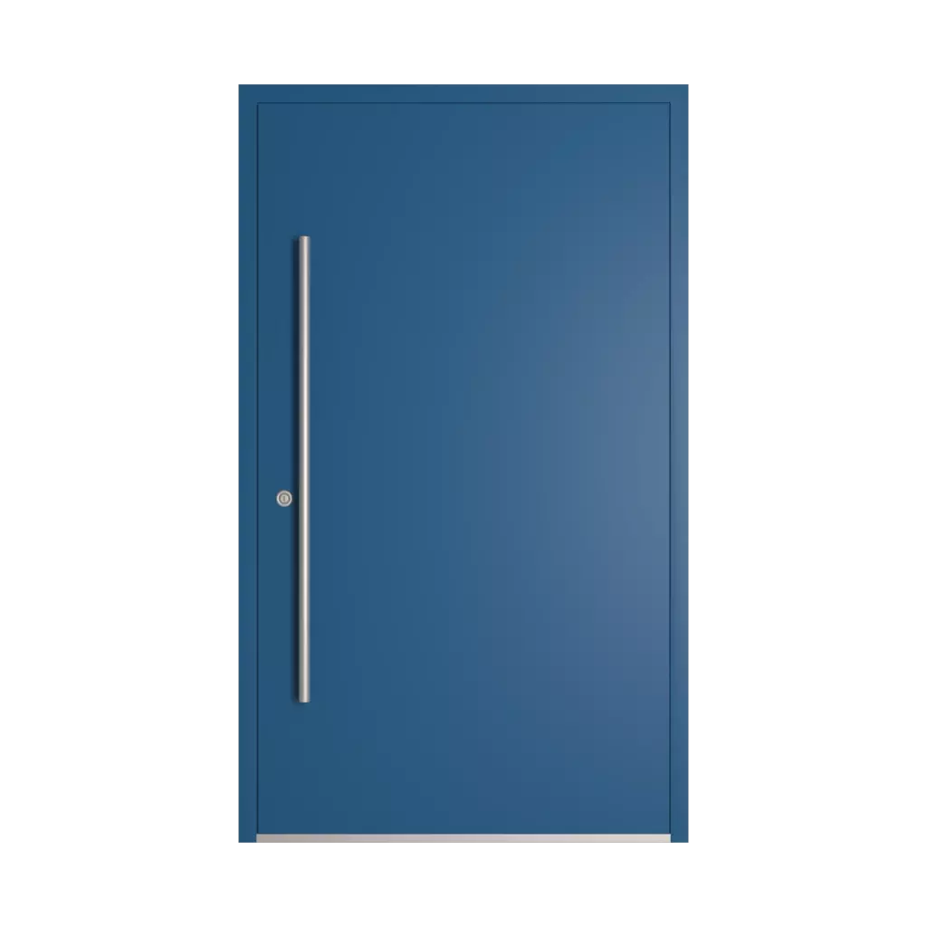 RAL 5019 Capri blue entry-doors models dindecor model-6123  