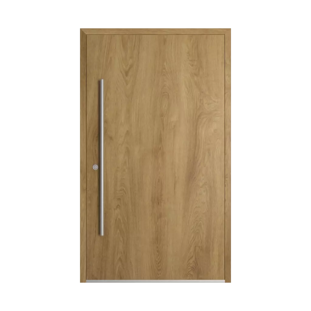 Natural oak entry-doors models dindecor sl07  