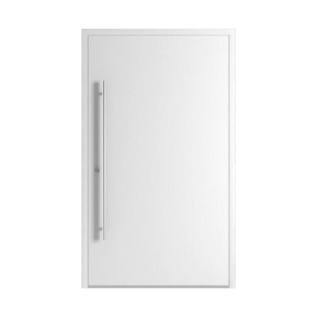 Traffic white aludec entry-doors models dindecor sl07  