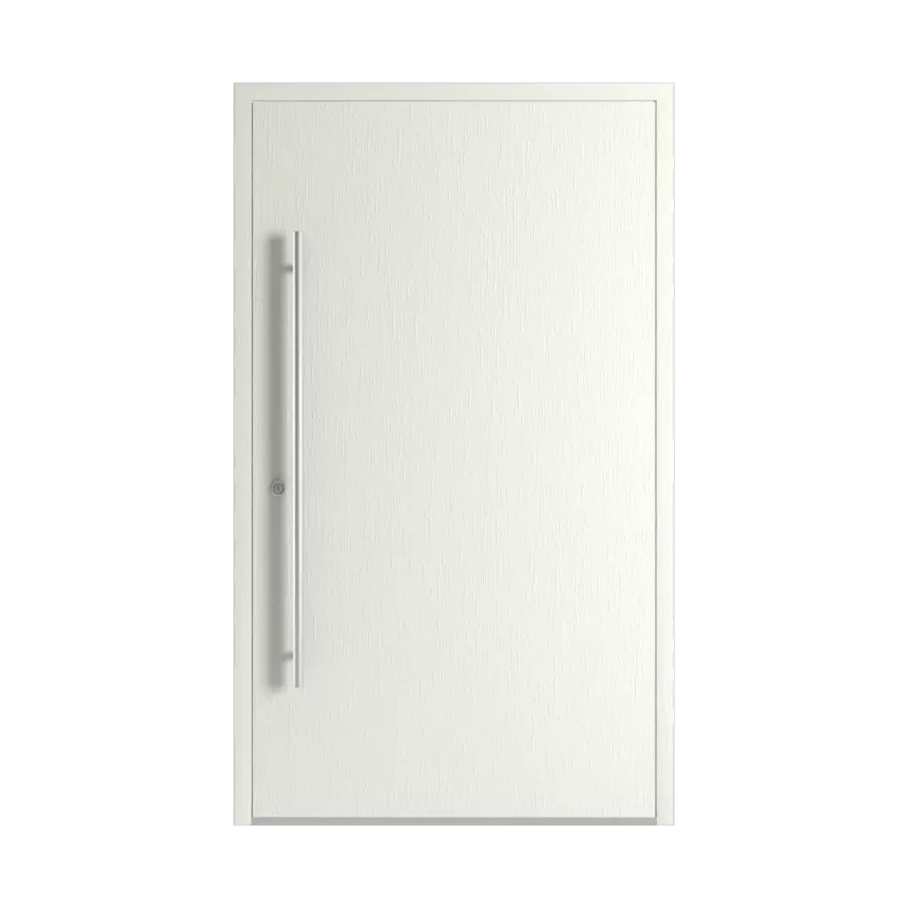 Textured white entry-doors models dindecor sl01  