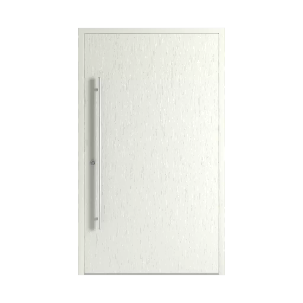 Textured white entry-doors models dindecor model-5041  