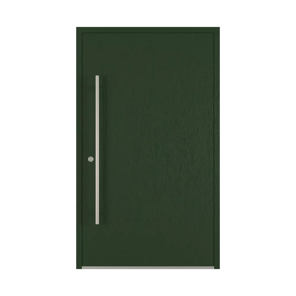 Dark green entry-doors models dindecor model-5041  