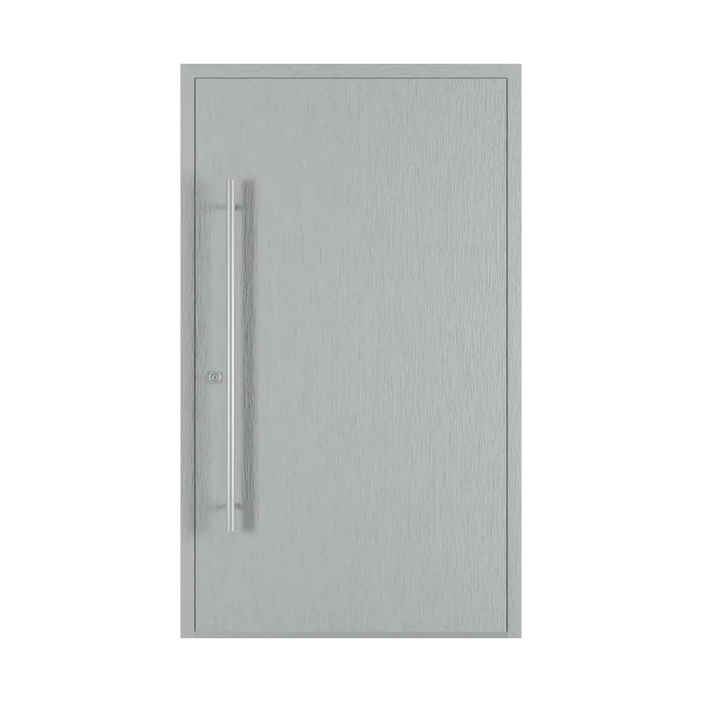Textured gray entry-doors models dindecor model-6105  