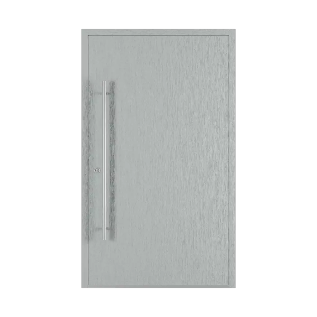 Textured gray entry-doors models dindecor model-6123  