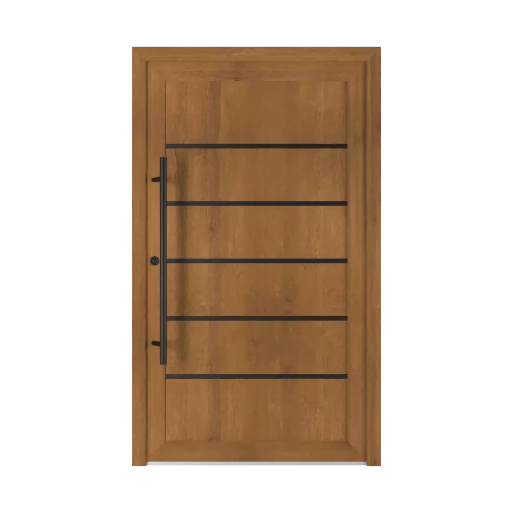 6013 PVC Black entry-doors models pvc 