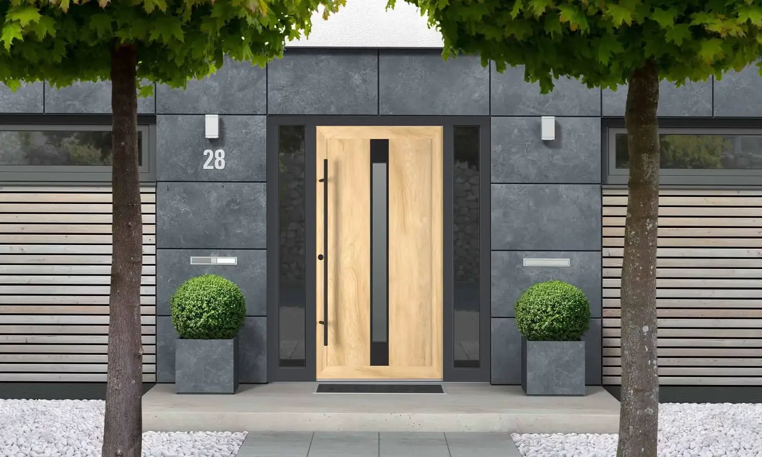 1401 PVC Black entry-doors models dindecor 1401-pvc-black  