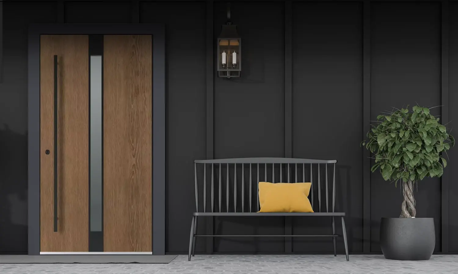 1401 Black entry-doors models dindecor 1401-black  