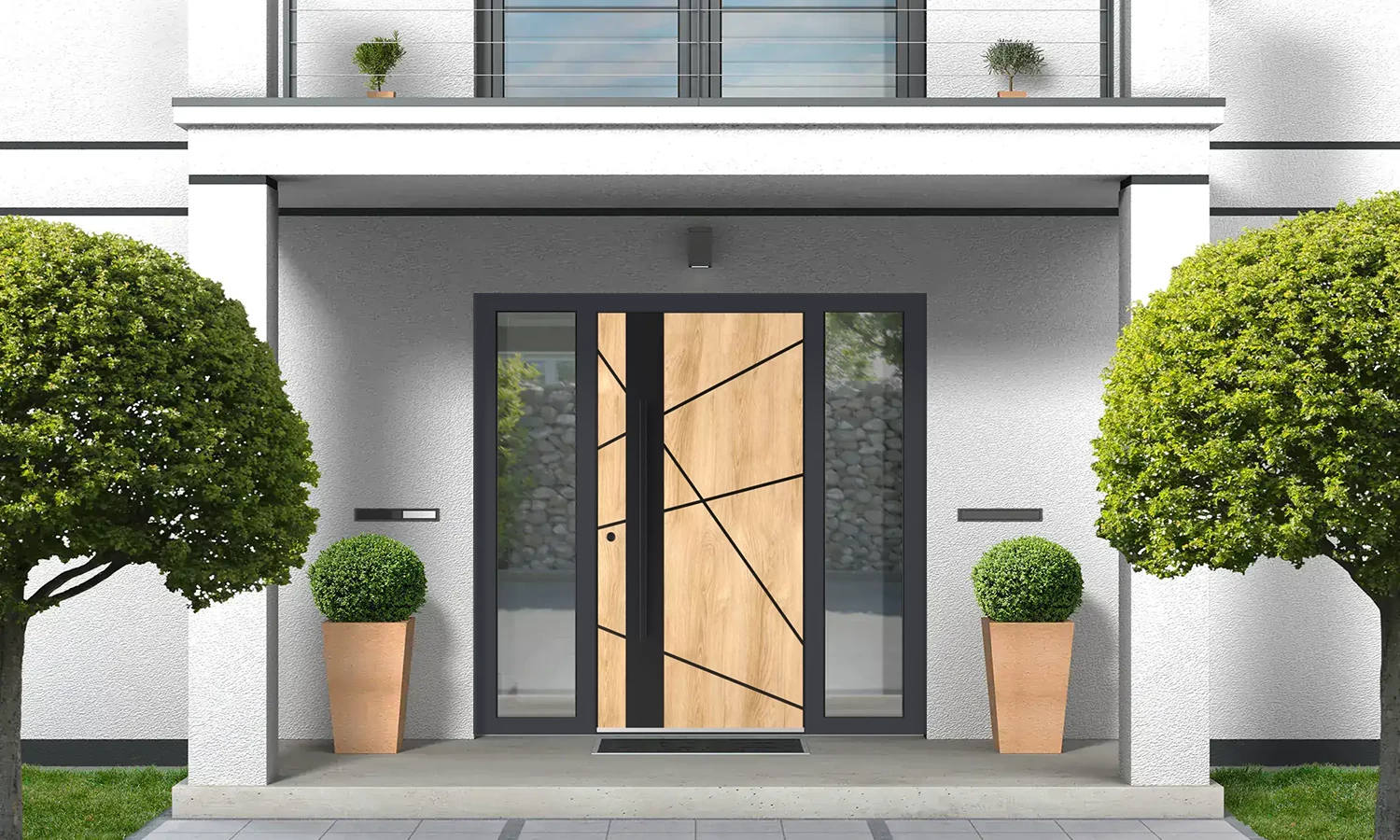 6132 Black ✨ entry-doors models dindecor 6132-black  