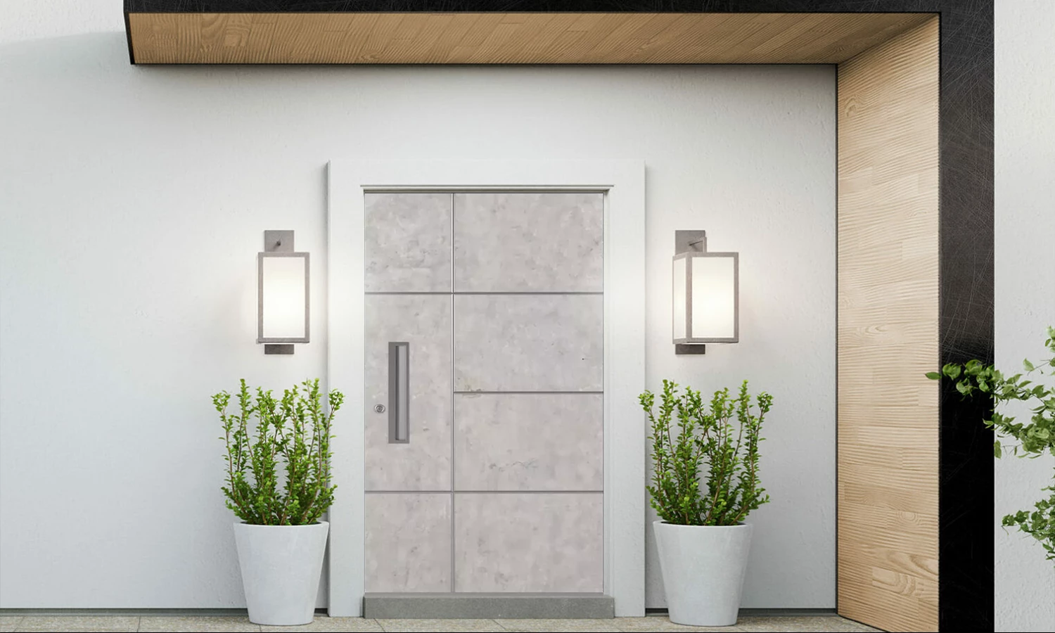 SK01 Beton 🏆 entry-doors models dindecor sk01-beton  