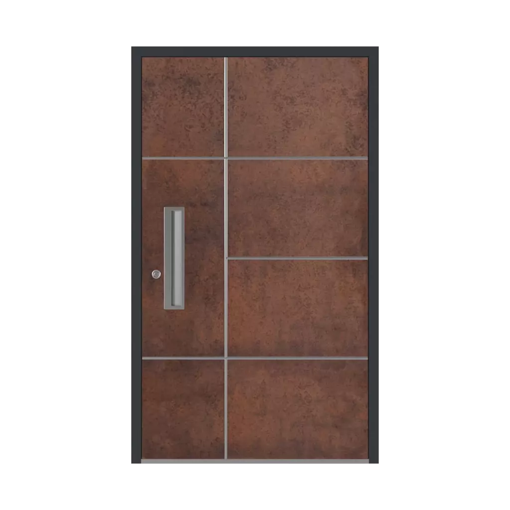 SK01 Corten 🏆 entry-doors models dindecor 