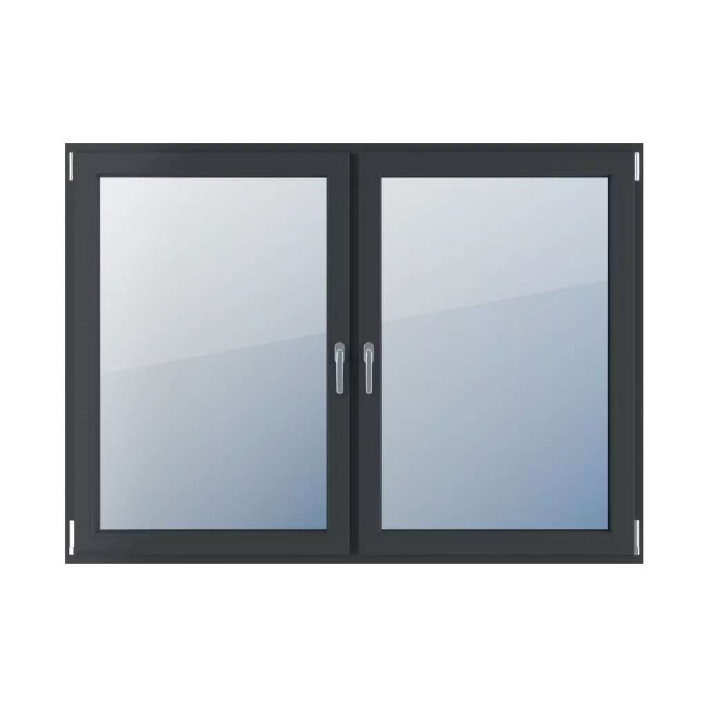 Double-leaf products upvc-windows    