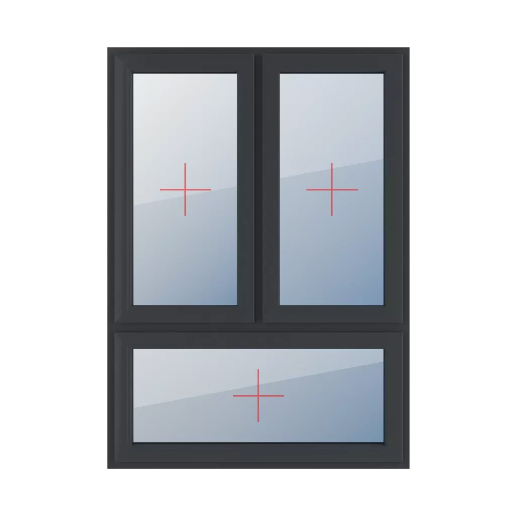 Permanent glazing in the leaf windows types-of-windows triple-leaf vertical-asymmetric-division-70-30 permanent-glazing-in-the-leaf-5 