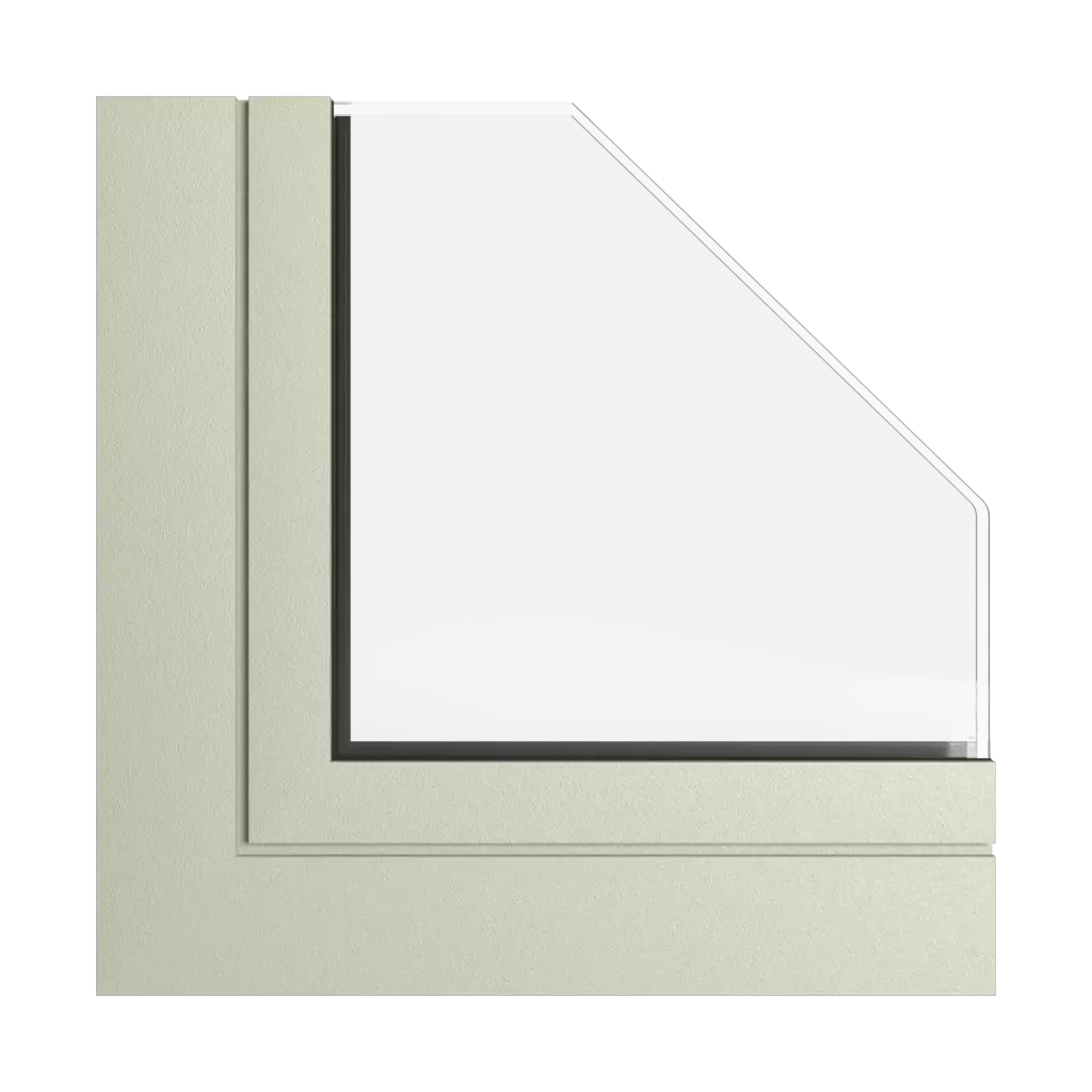 Gray beige windows window-profiles aliplast