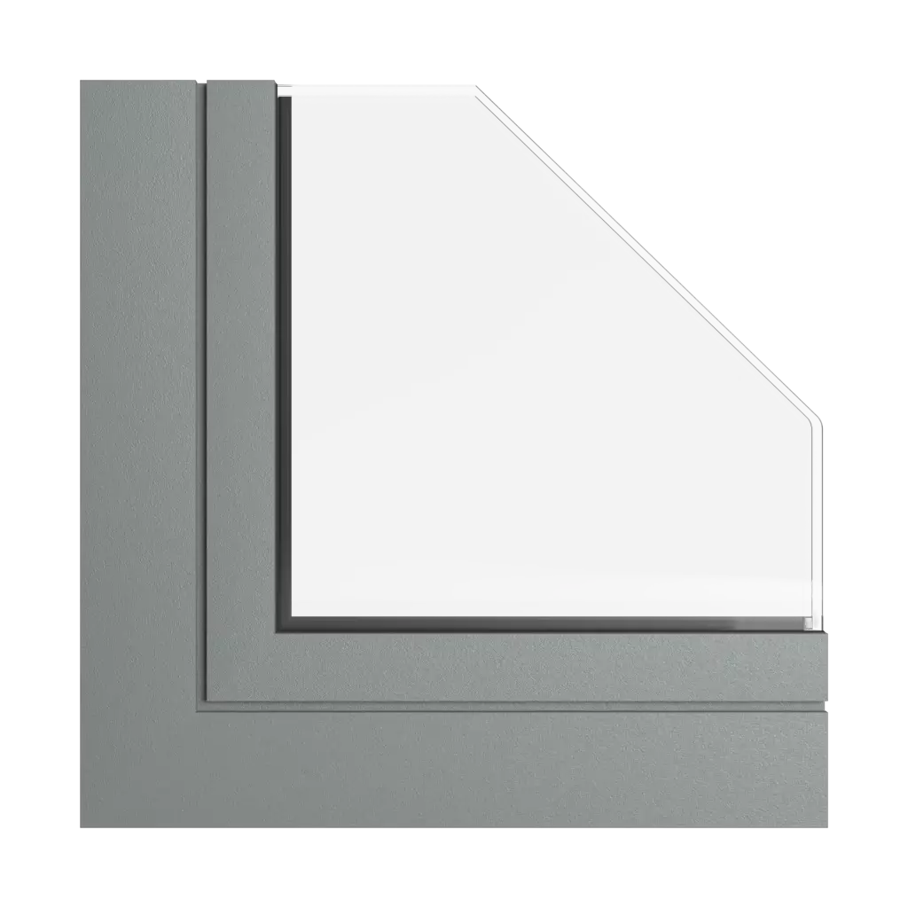 Gray mouse tiger windows window-profiles aliplast