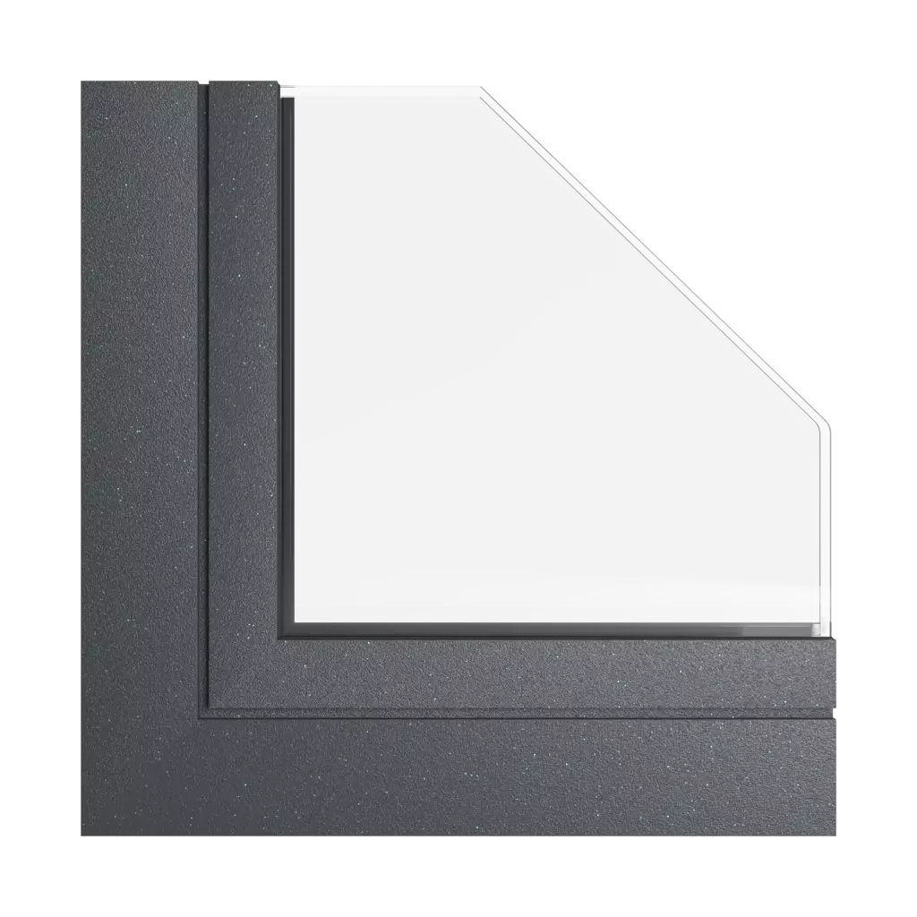 Gray black tiger windows window-profiles aliplast