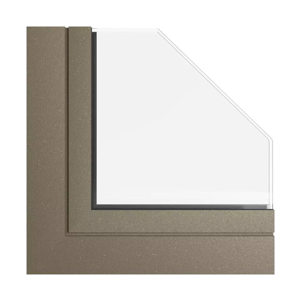 Brown ichr tiger windows window-profiles aliplast