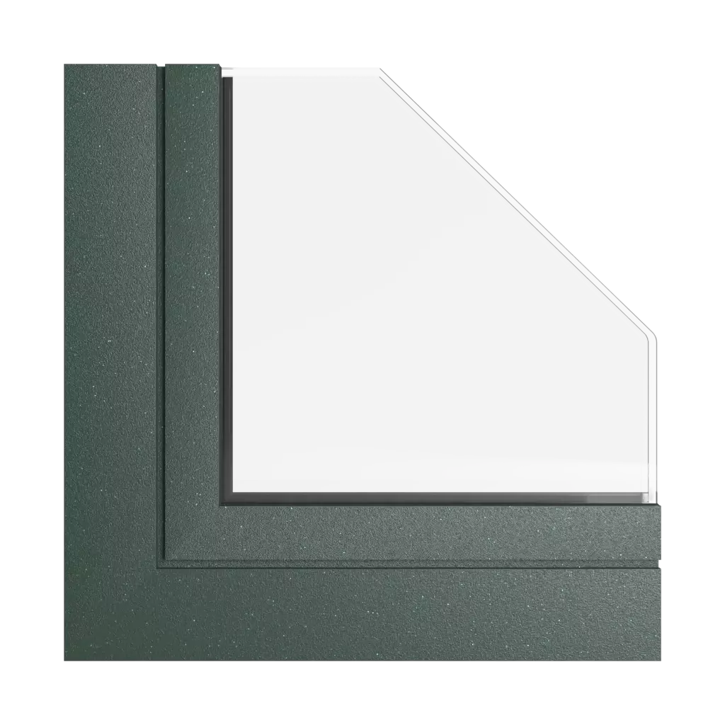 Green fir tiger windows window-profiles aliplast