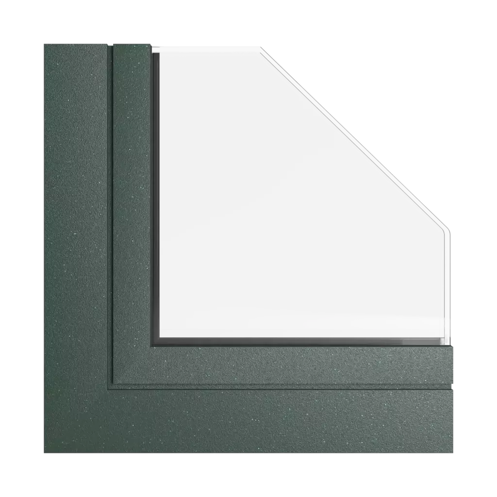 Green fir tiger windows window-color aliplast-colors green-fir-tiger