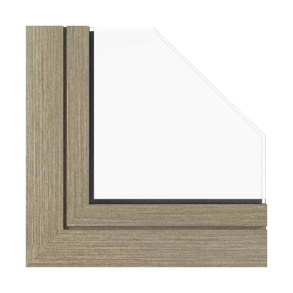 Vintage oak windows window-profiles aluprof mb-sr50n-ei