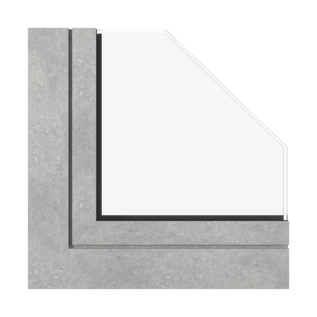 Concrete windows window-color aluprof-colors