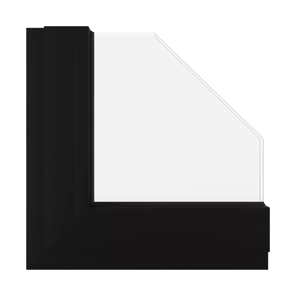 Jet black matt ✨ windows window-color aluprof-colors black-matte-%e2%9c%a8 interior