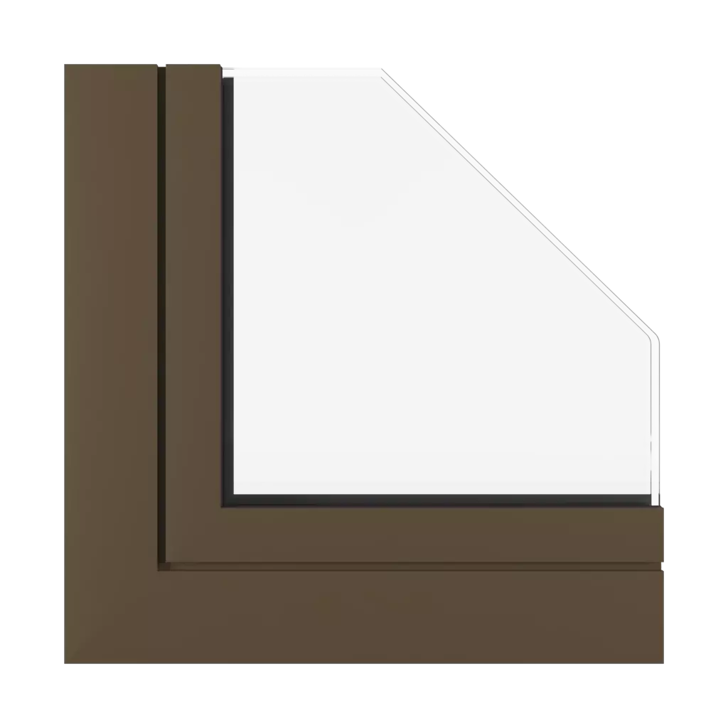 Brown SK windows window-profiles aluprof mb-skyline