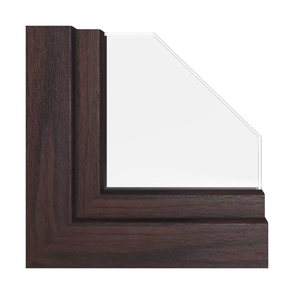 Black cherry windows window-color rehau-colors   