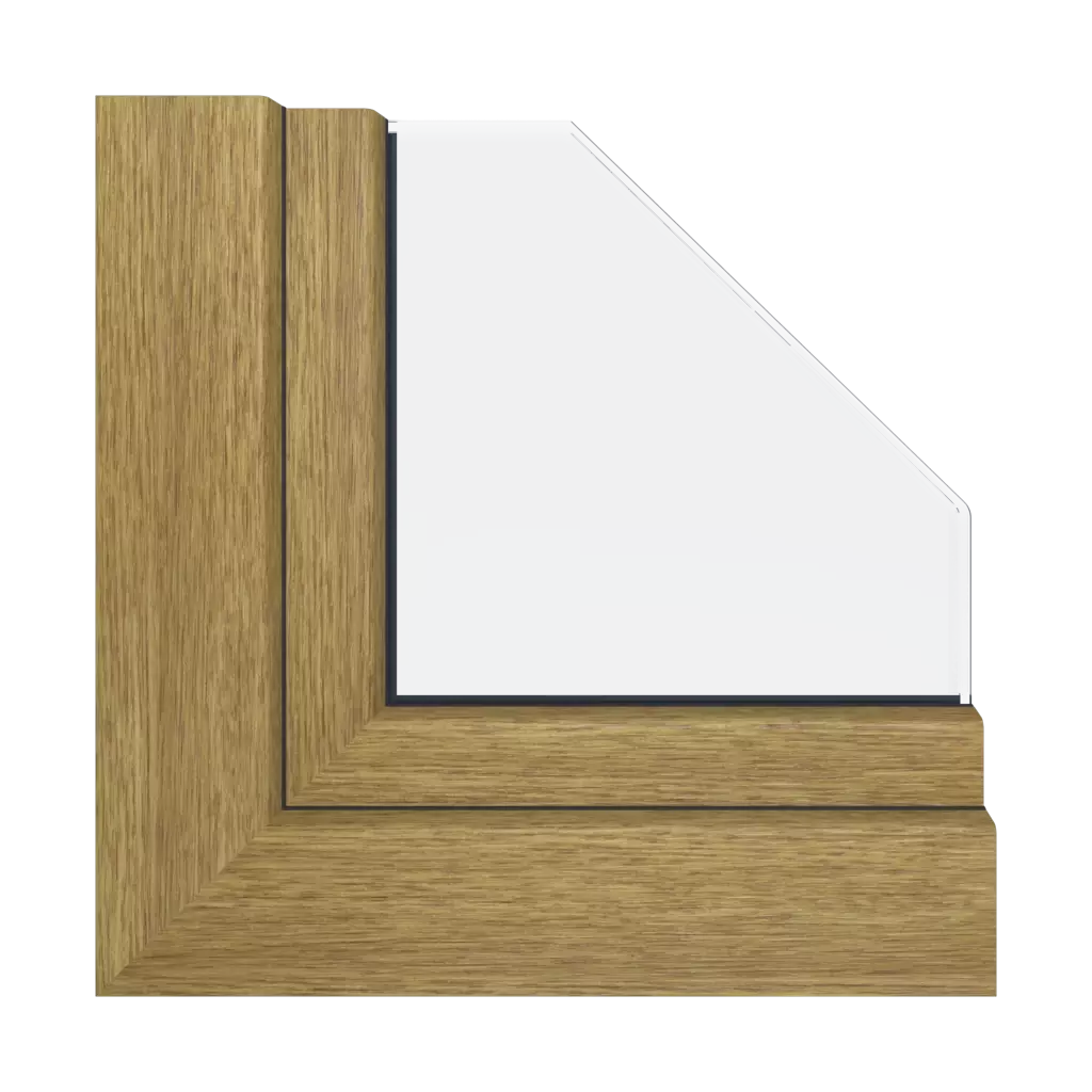 Natural oak products pvc-windows    