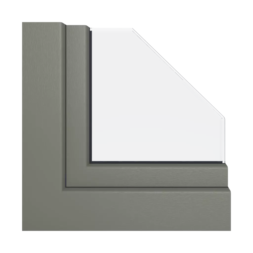 Textured quartz gray products upvc-windows    