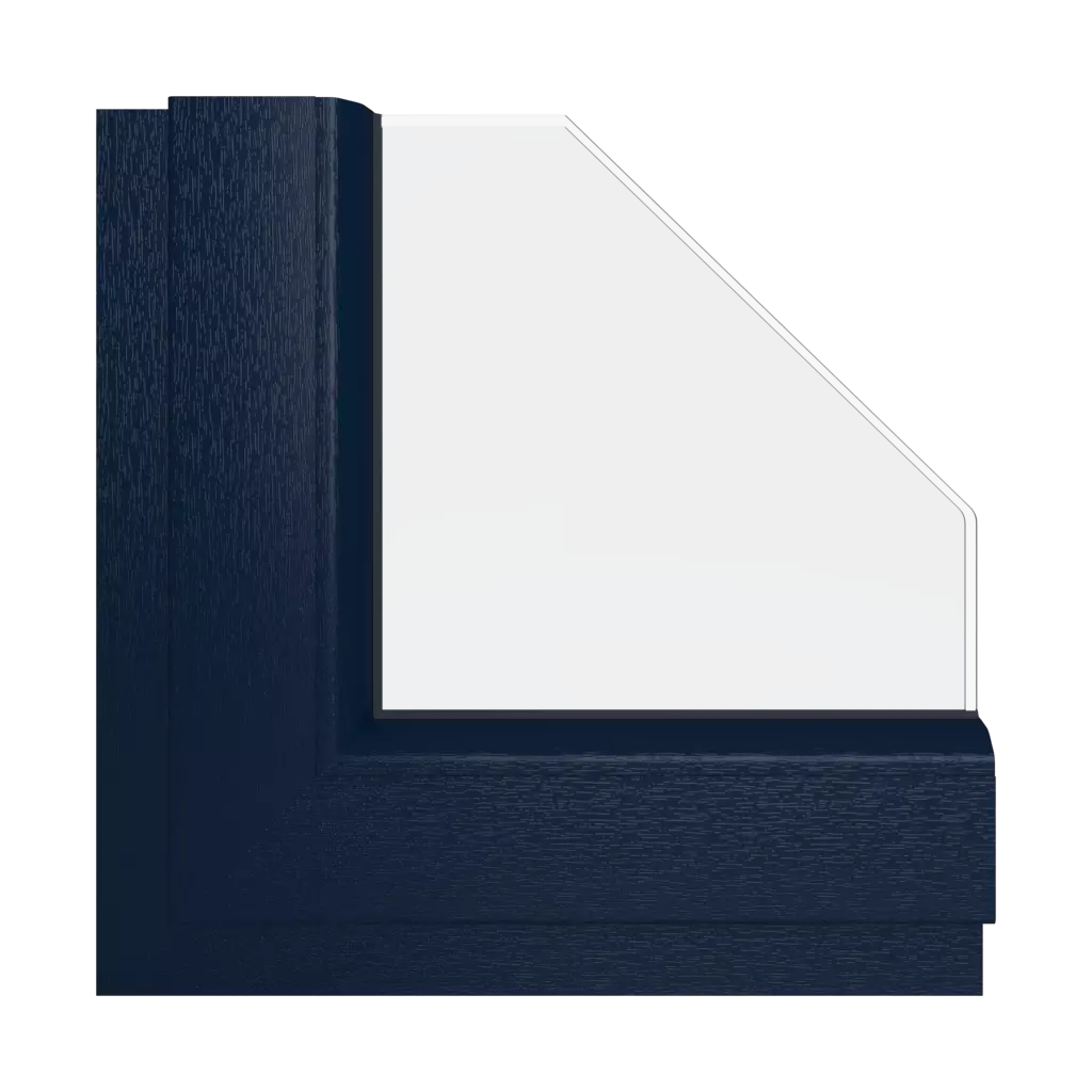 Navy windows window-color schuco-colors navy interior