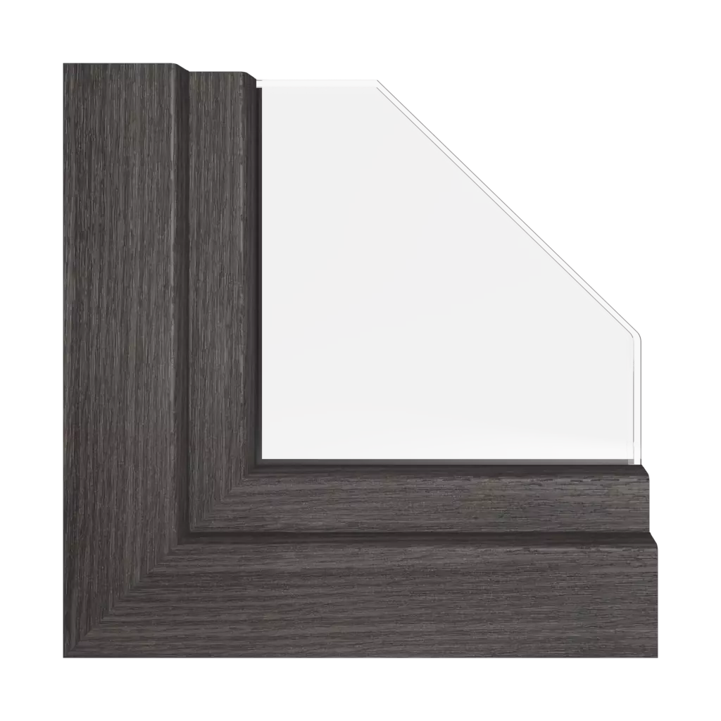 Dark Oak II windows window-profiles kommerling system-88-md