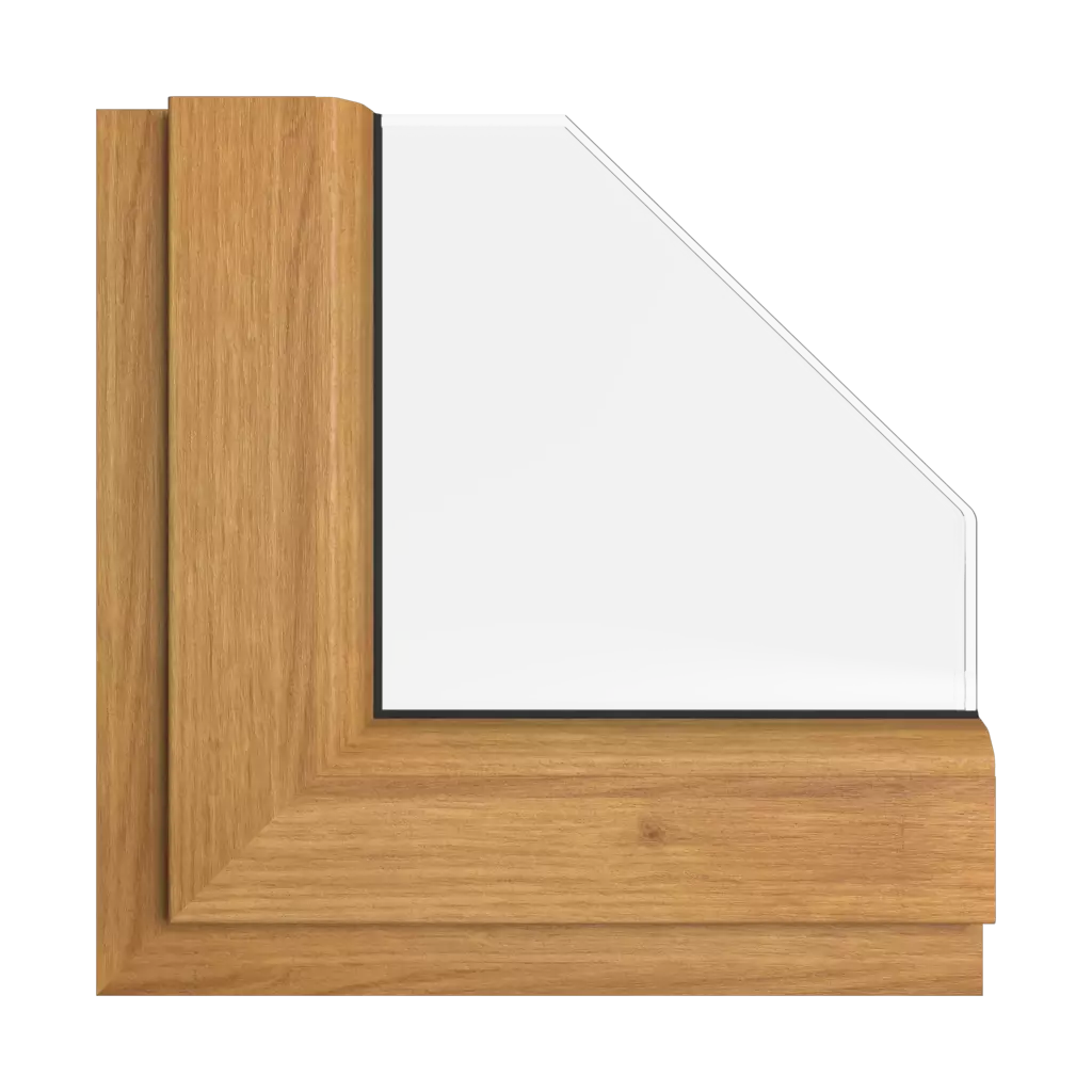 Irish oak windows window-color kommerling-colors irish-oak interior