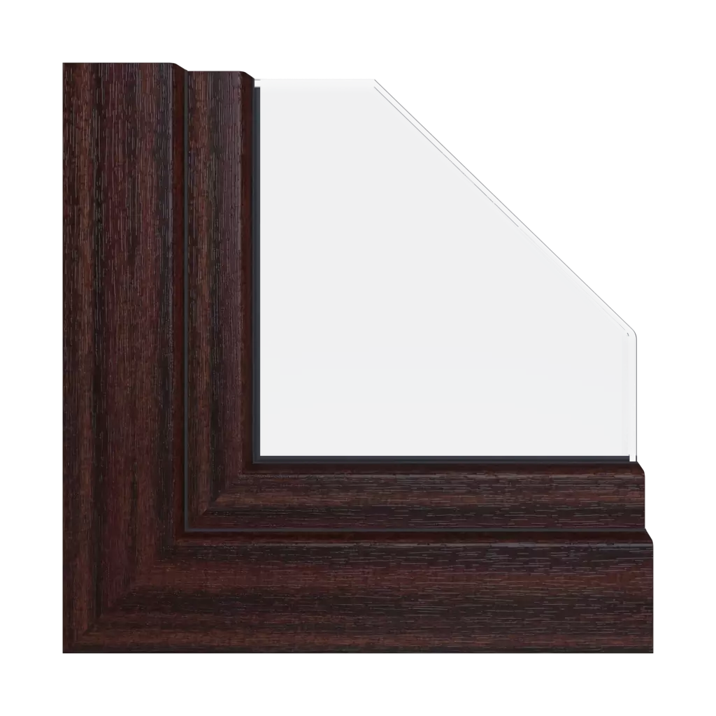 Mahogany windows window-profiles gealan s-8000