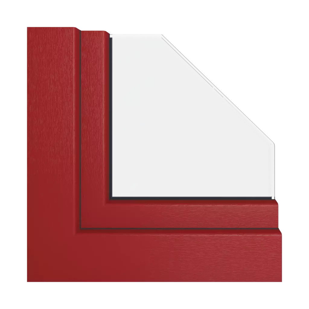 Brown-red RAL 3011 windows window-profiles gealan s-8000