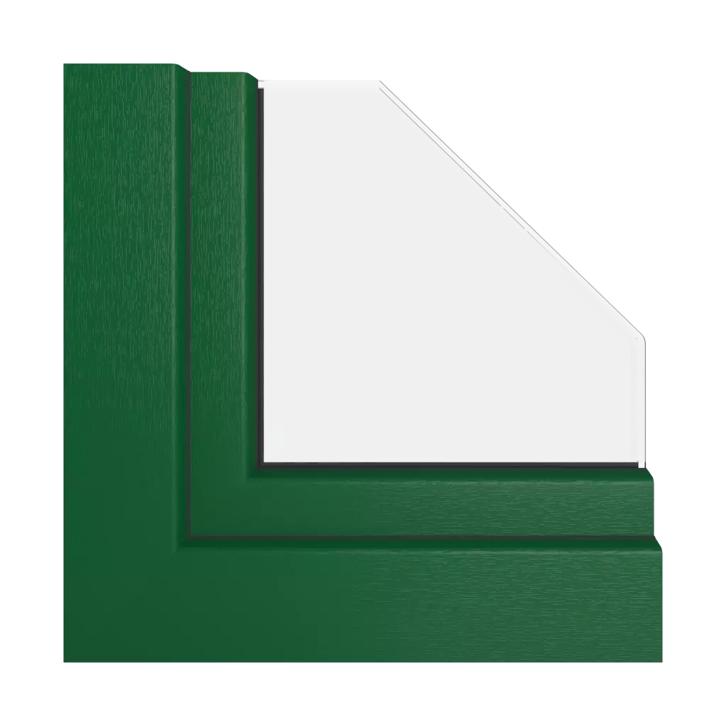 Moss green RAL 6005 products window-packages pvc-design-plus   