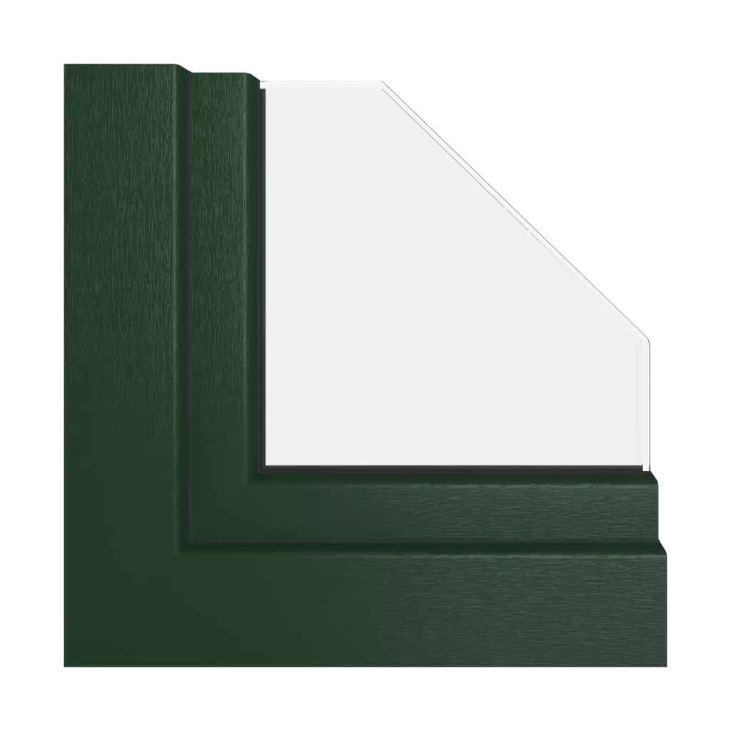 Green RAL 6009 products upvc-windows    