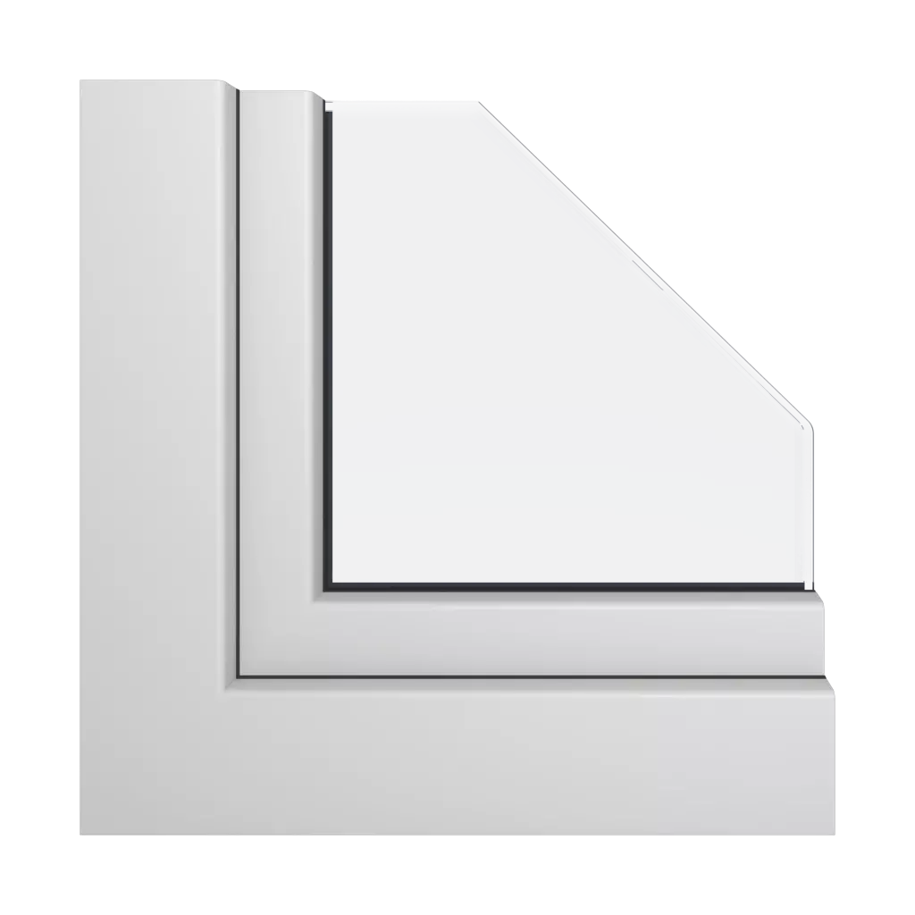 Signal gray smooth RAL 7004 windows window-profiles gealan s-8000