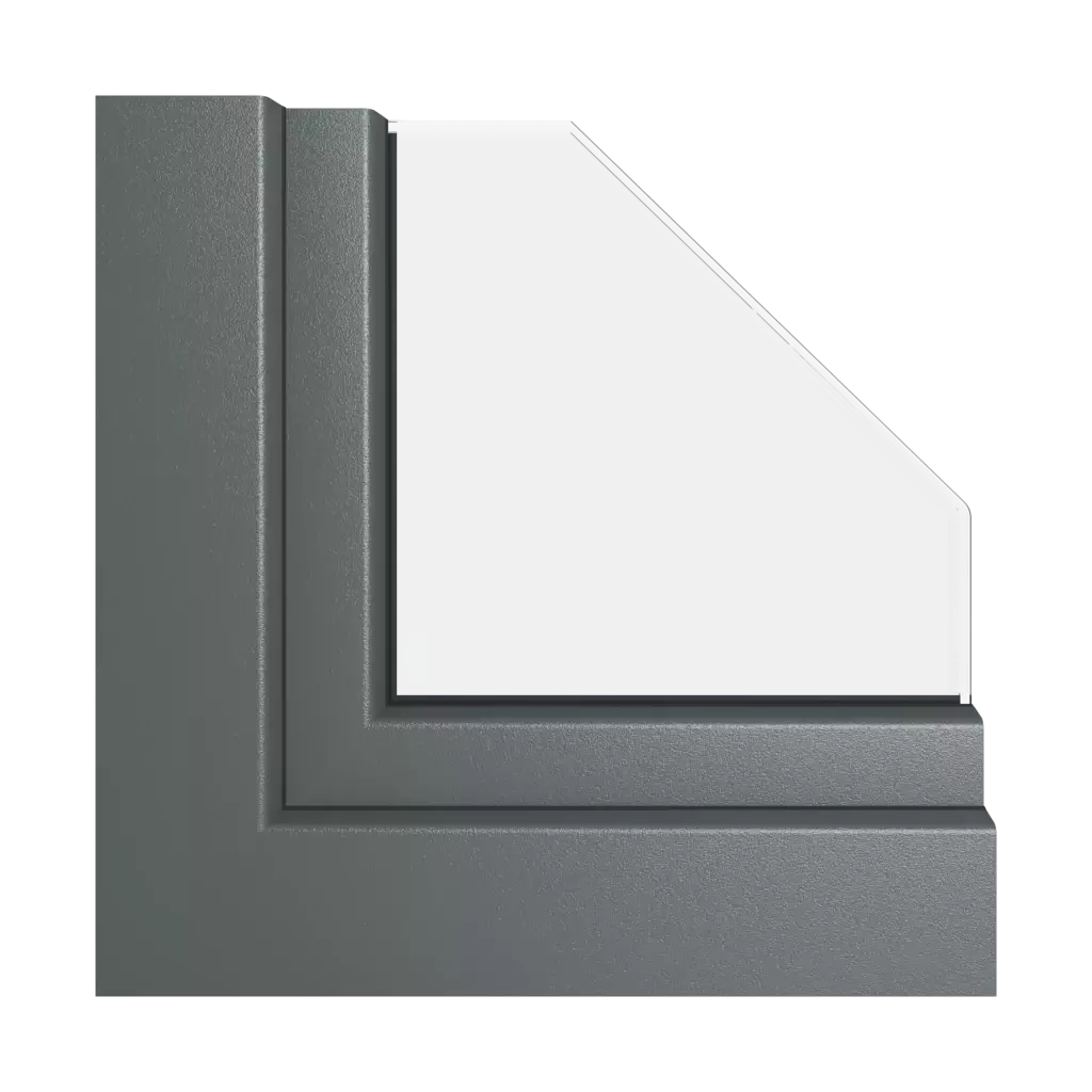 RAL 7016 matt anthracite windows window-profiles gealan s-8000