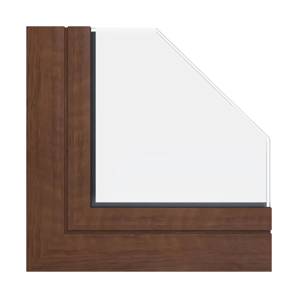 Siena rosso wood effect windows window-color aliplast-colors