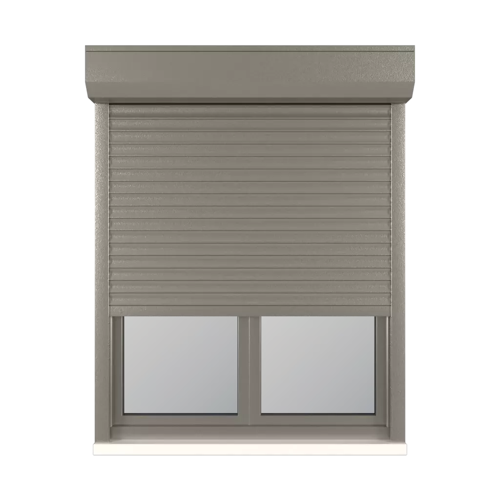 Gray aluminum products roller-blinds    