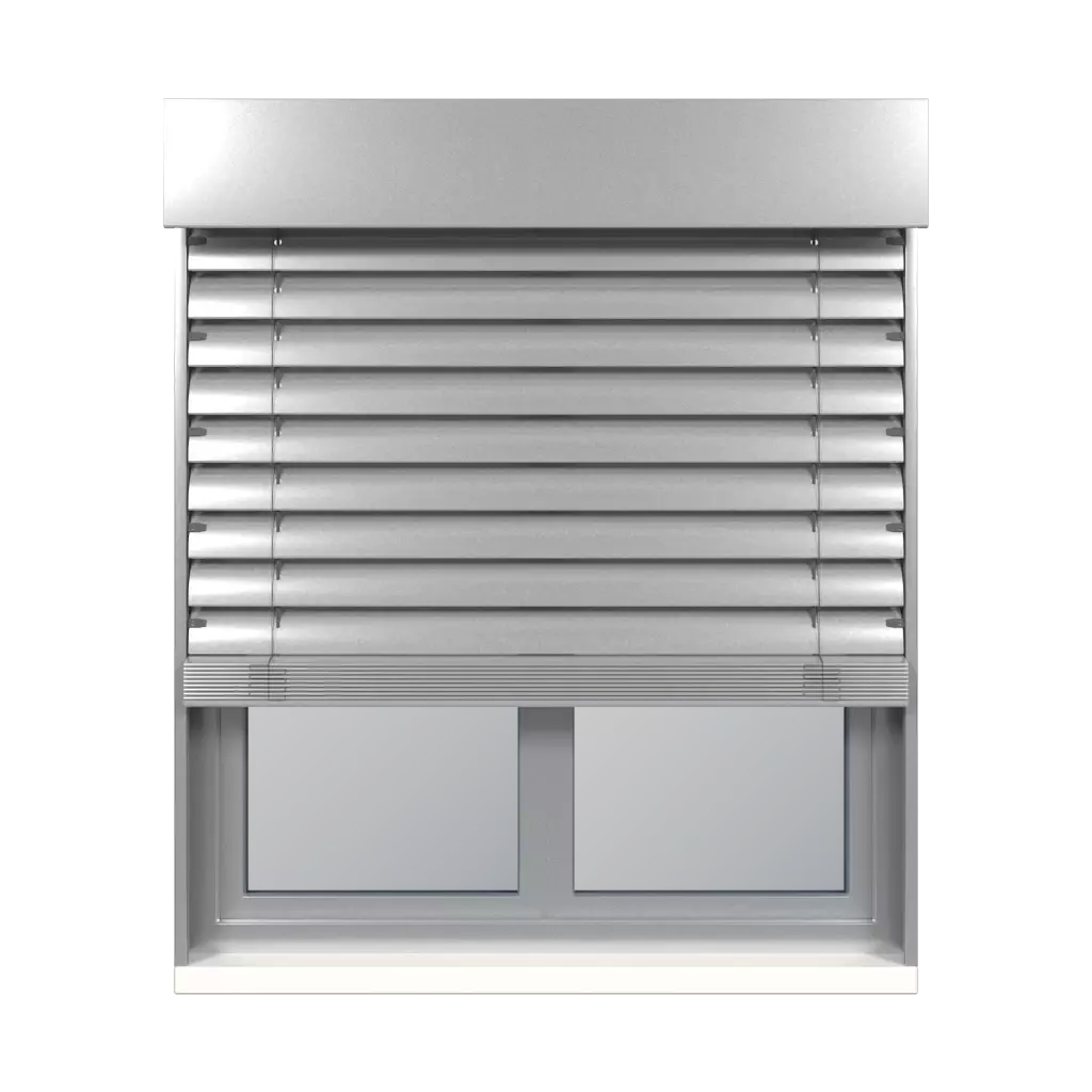 Silver RAL 9006 windows window-accessories blinds aluprof