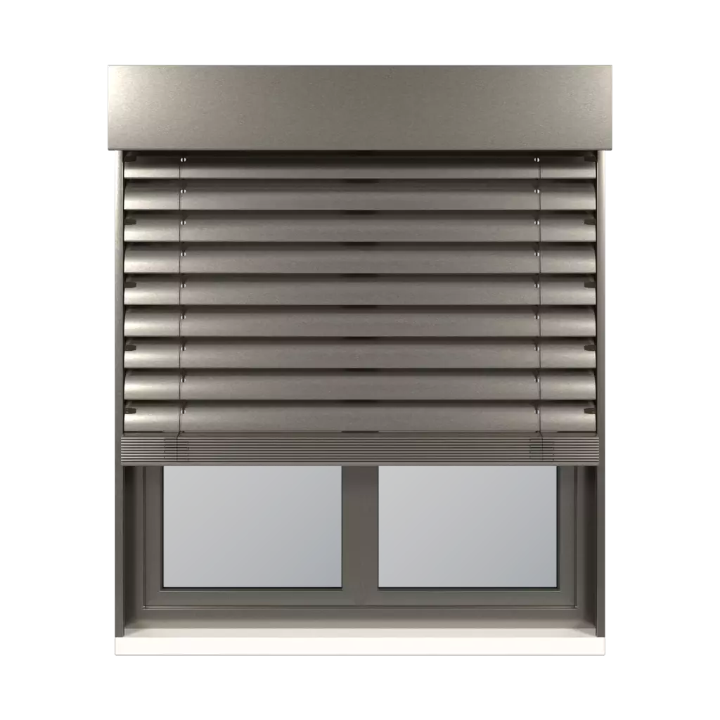 Metallic Gray DB703 windows window-accessories blinds aluprof