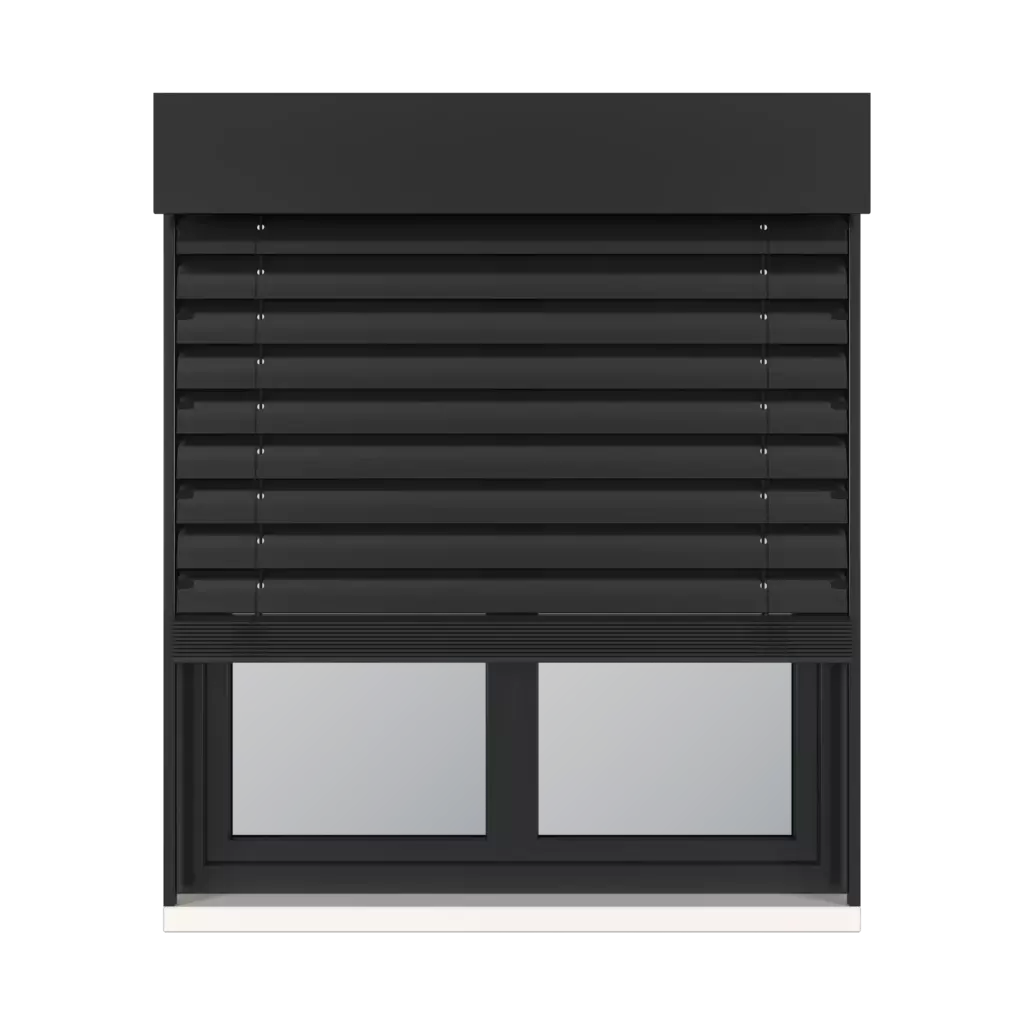 Black RAL 9005 products facade-blinds    